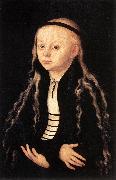 CRANACH, Lucas the Elder Portrait of a Young Girl khk china oil painting reproduction